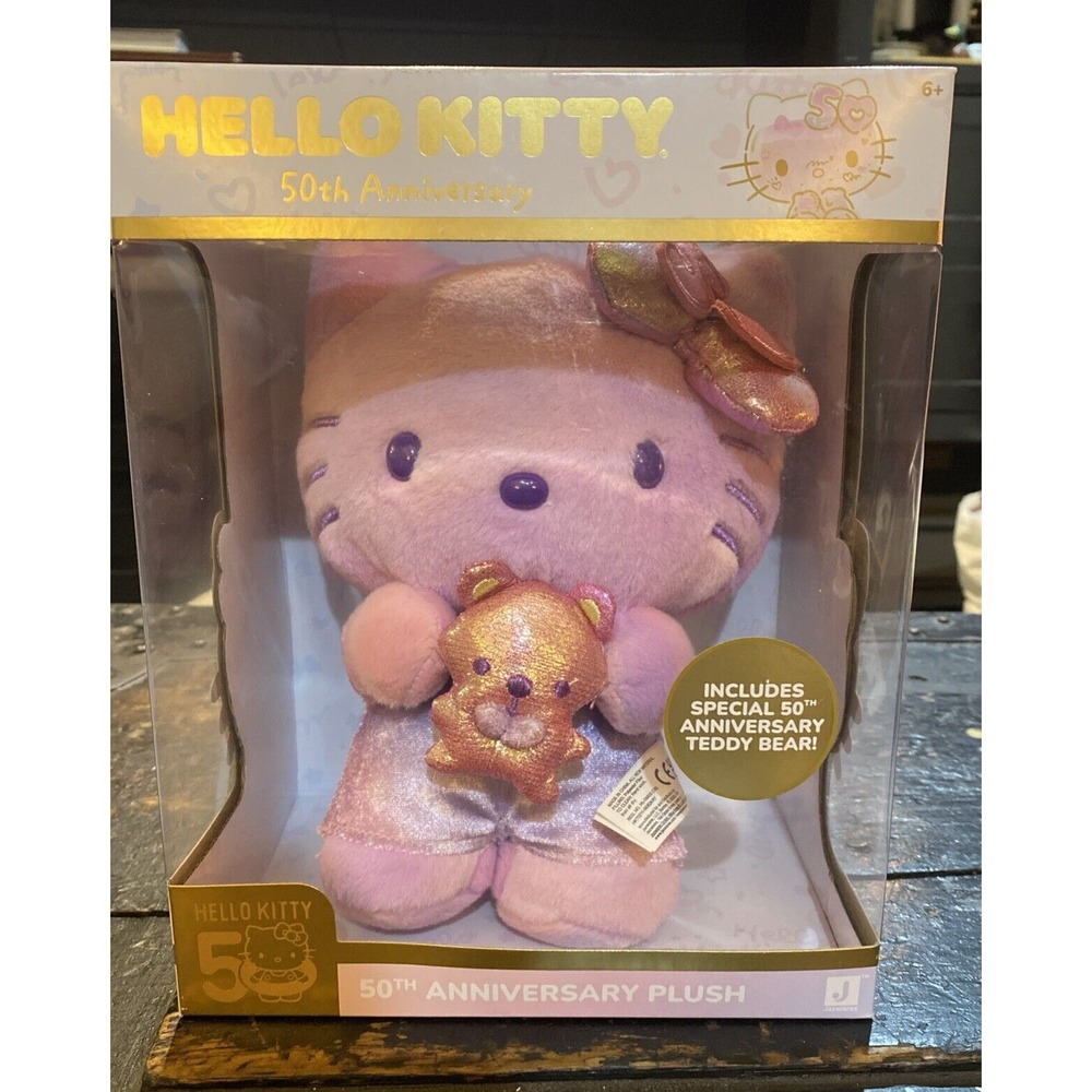 Hello Kitty Jazwares Anime Expo Ax 2024 Exclusive 50th Anniversary Plush Toy
